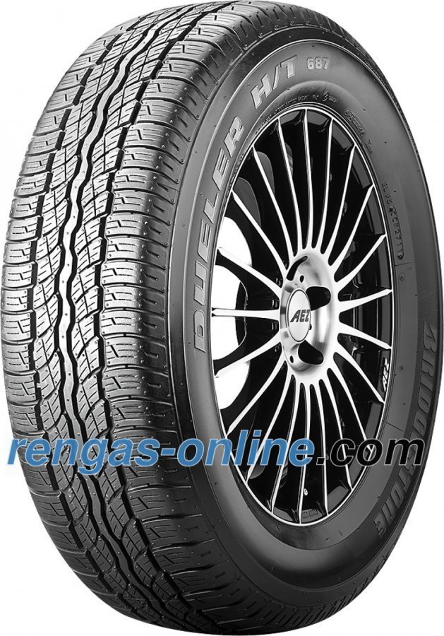 Bridgestone Dueler 687 H/T 225/65 R17 101h Ympärivuotinen Rengas