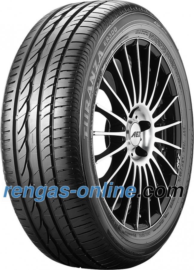 Bridgestone Turanza Er 300 Ecopia 195/55 R16 87h Vannesuojalla Mfs Kesärengas