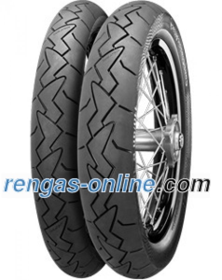 Continental Conticlassicattack 100/90 R19 Tl 57v Takapyörä M/C Dot2014 Moottoripyörän Rengas