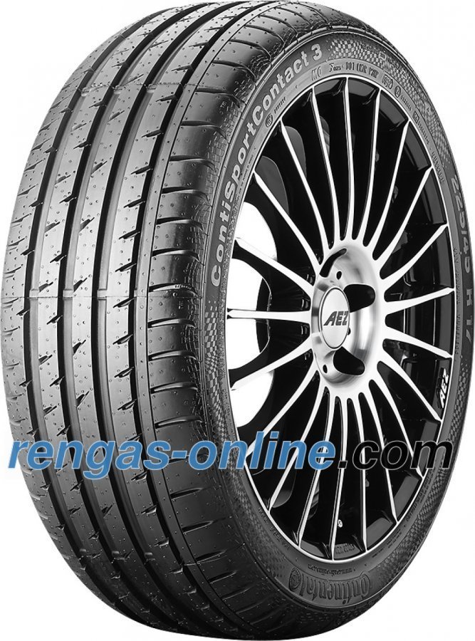 Continental Contisportcontact 3 Ssr 235/45 R17 97w Xl Vannealueen Ripalla Runflat Kesärengas