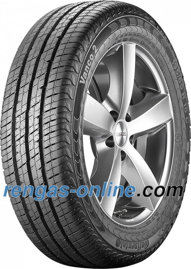 Continental Vanco 2 195/70 R15c 100/98r 6pr Kaksoistunnus 97t Kesärengas