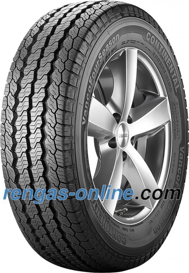 Continental Vancofourseason 195/65 R16c 104/102t 8pr Kaksoistunnus 100t Ympärivuotinen Rengas