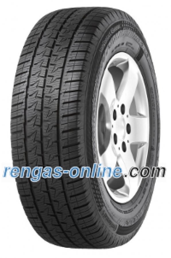 Continental Vancontact 4season 195/65 R16c 104/102t 8pr Kaksoistunnus 100t Ympärivuotinen Rengas