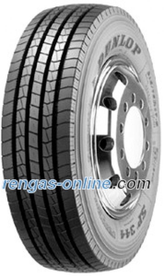 Dunlop Sp 344 285/70 R19.5 146/144l 16pr Kaksoistunnus 140/137m Kuorma-auton Rengas