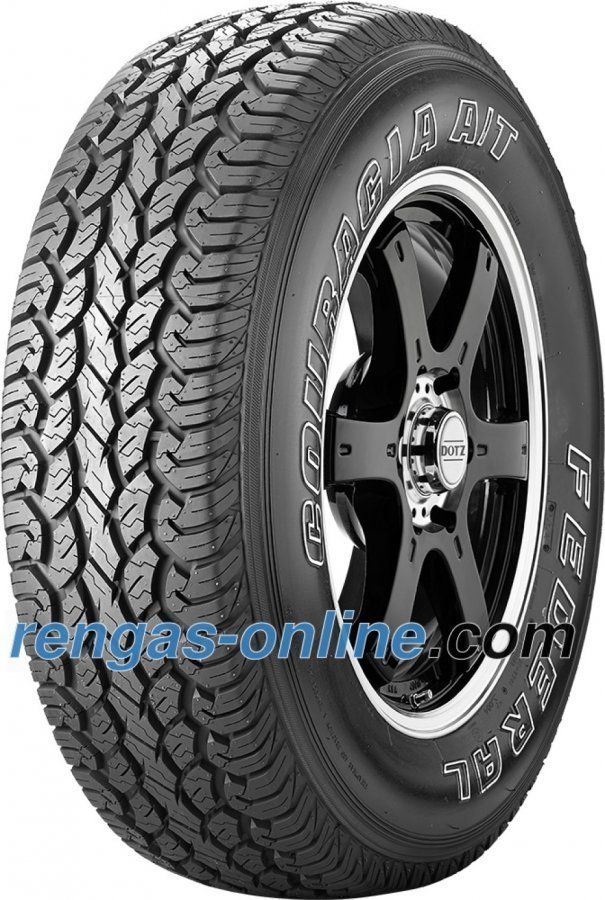 Federal Couragia A/T Lt265/70 R17 121/118q 10pr Vannesuojalla Mfs Owl Ympärivuotinen Rengas