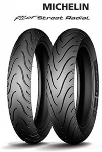 Michelin Pilot Street Radial Front 110/70 R17 Tt/Tl 54h M/C Etupyörä Moottoripyörän Rengas