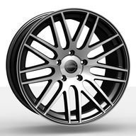 Alumiinivanne ASA GT1 Black machined face CB: 72.5 | 8.5x19 | 5x112 | ET35 | KR72