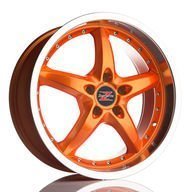 Alumiinivanne Barzetta Competizione Raceorange | 8x18 | 5x108 | ET42 | KR65