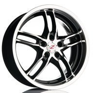 Alumiinivanne Barzetta Pironi Gloss Black | 7x17 | 5x112 | ET42 | KR66