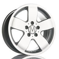 Alumiinivanne Melchior Vanguard Classic Silverpolish | 7.5x16 | 5x112 | ET37 | KR66