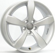 Alumiinivanne - alkuperäisvanne Audi A1 5-Spoke Silver