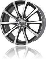 Alumiinivanne Brock B32 Titanium Full Polish | 10