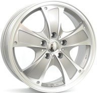 Alumiinivanne Diversen Dull Anthracite / Polish | 7x17 | 5x118 | ET40 | KR71
