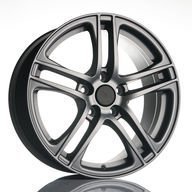 Alumiinivanne Fit for VW RR8 Titanium | 7.5x17 | 5x112 | ET35 | KR66