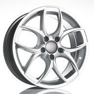 Alumiinivanne Fit for Opel Sport-M Silver | 7.5x17 | 5x120 | ET35 | KR72