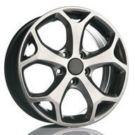 Alumiinivanne Fit for Volvo Kinect HyperBlack | 6.5x16 | 5x108 | ET43 | KR65