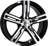 Alumiinivanne Inter Action Kargin Black / Polished | 6