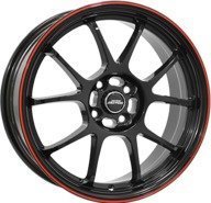 Alumiinivanne Inter Action Phoenix Black / Red | 6