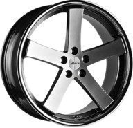 Alumiinivanne Inter Action Racing Hyper Black / Stainless Steel | 9