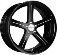 Alumiinivanne Inter Action Racing Black / Polished | 8