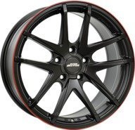Alumiinivanne Inter Action Red Hot Dull Black / Red | 7