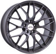 Alumiinivanne Inter Action Saphire Dull Black | 10x20 | 5x112 | ET32 | KR73