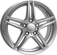 Alumiinivanne Rial M10 Polar Silver | 7x17 | 5x112 | ET48 | KR66