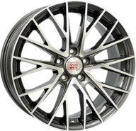Alumiinivanne Mille Miglia 1009 Anthracite Dark / Polished | 8x18 | 5x112 | ET45 | KR72