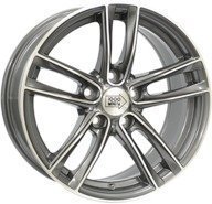 Alumiinivanne Mille Miglia Mm034 Anthracite / Polish | 8x17 | 5x120 | ET30 | KR72