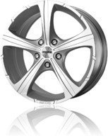Alumiinivanne Momo Knight Glossy Silver | 6
