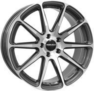 Alumiinivanne Monaco Pole Position Gunmetal / Polish | 7