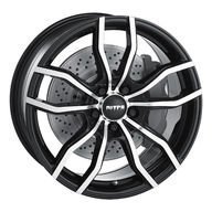 Alumiinivanne Nitro Spyder Gloss Black/Pol | 8x17 | 5x108 | ET45 | KR63