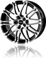 Alumiinivanne Oxigin Oxrock Black Full Polish | 10x22 | 5x108 | ET45 | KR72