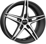 Alumiinivanne Monaco Portier Dull Anthracite / Polish | 8