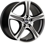 Alumiinivanne Ronal R55 Suv Dull Black / Polish | 9