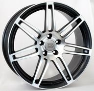 Alumiinivanne WSP Italy S8 Cosma Two W557 Black Polished | 7