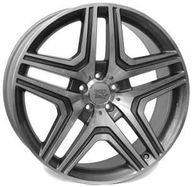 Alumiinivanne WSP Italy Amg Nero W766 Anthracite Polished | 10x21 | 5x112 | ET56 | KR66
