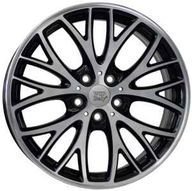 Alumiinivanne WSP Italy Beijing W1658 Glossy Black Polished | 7x18 | 5x112 | ET54 | KR66