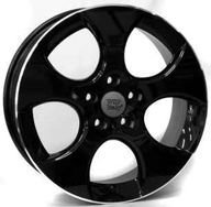 Alumiinivanne WSP Italy Ciprus W444 Glossy Black Lip Polished | 7x17 | 5x112 | ET42 | KR57