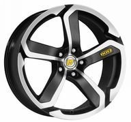 Alumiinivanne DOTZ Hanzo Black matt/polished | 7.5x17 | 5x108 | ET48 | KR70
