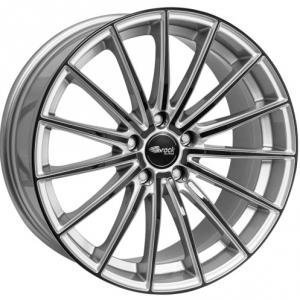 Brock B36 Silver Black 7.5x17 5/100 ET38 B63.4