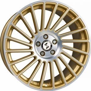 EtaBeta Venti-R Matt Gold Polished 10.5x20 5/120 ET35 B72.6