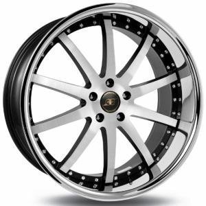 Infiny Individual Lander Matt Black Polished 8.5x20 5/108 ET45 B63.4