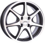 Alumiinivanne Inter Action Ice Dull Black / Polish | 6