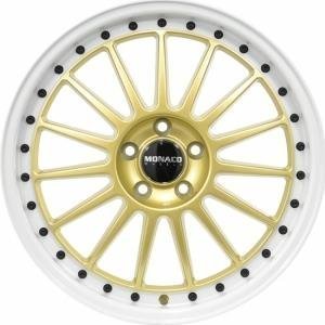 Monaco Paddock Gold White 8x18 5/108 ET45 B63.3