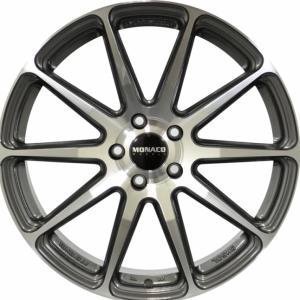 Monaco Pole Position Gun Metal Polished 7.5x18 5/108 ET45 B63.4