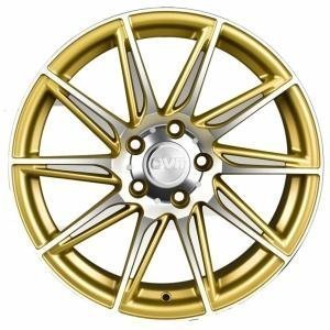 OVM Goldfinger Matt Gold Polished 7.5x17 5/112 ET38 B66.5