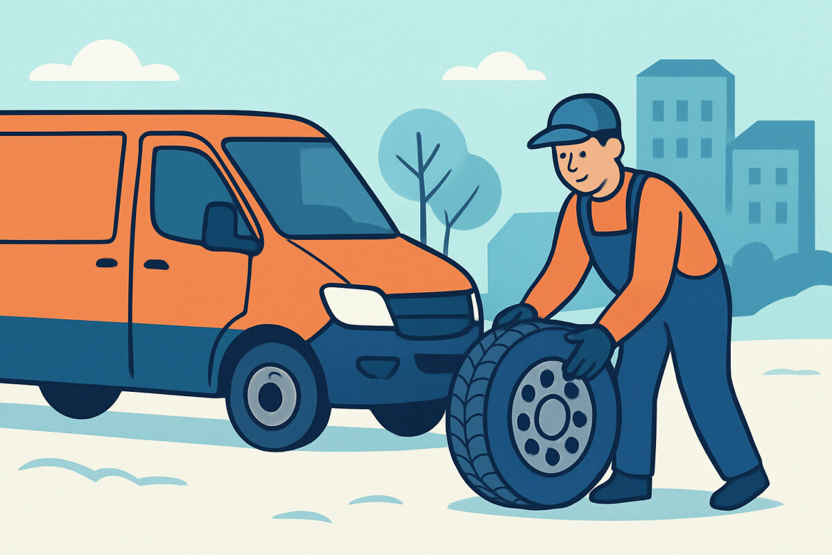 Pakettiauton talvirenkaat – kuormankesto ja pito