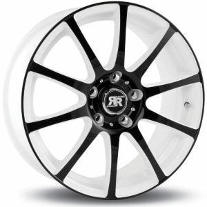 Racer Axis White and Black 6.5x15 4/108 ET25 B67.1