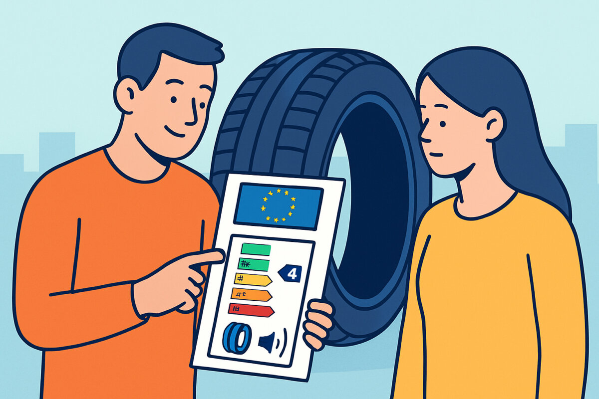 Renkaiden EU-merkintä – polttoaine, märkäpito ja melu